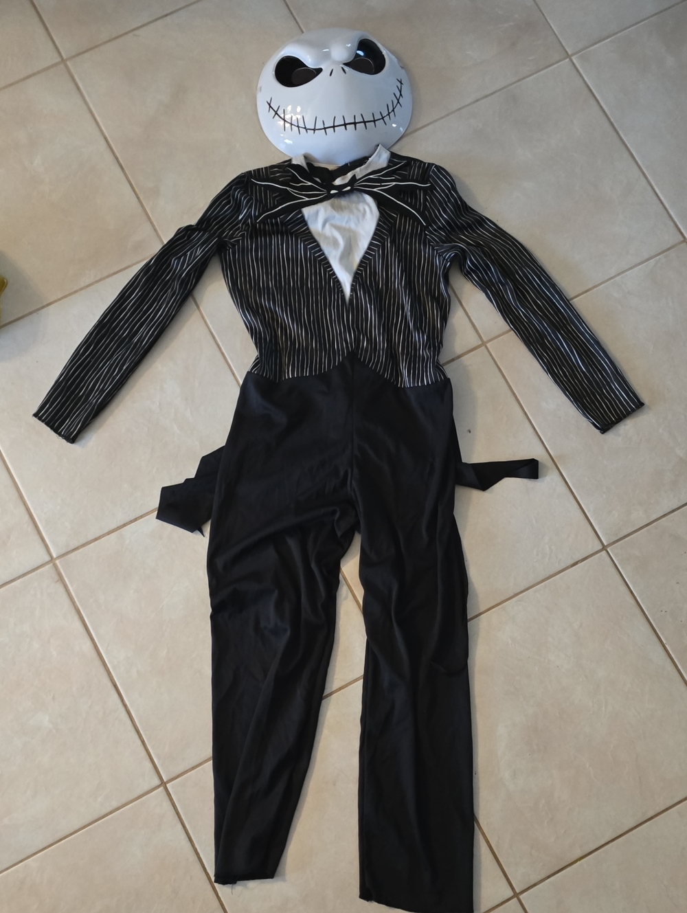 Jack Skellington Kids Black Costume with Mask